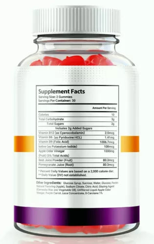 RapidRipped Keto ACV Gummies to Support Weight Loss and Overall Wellness 60ct