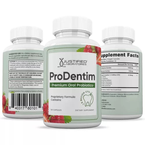 Prodentim Oral Probiotics 1.5 Billion CFU Improve Teeth Gums Bad Breath